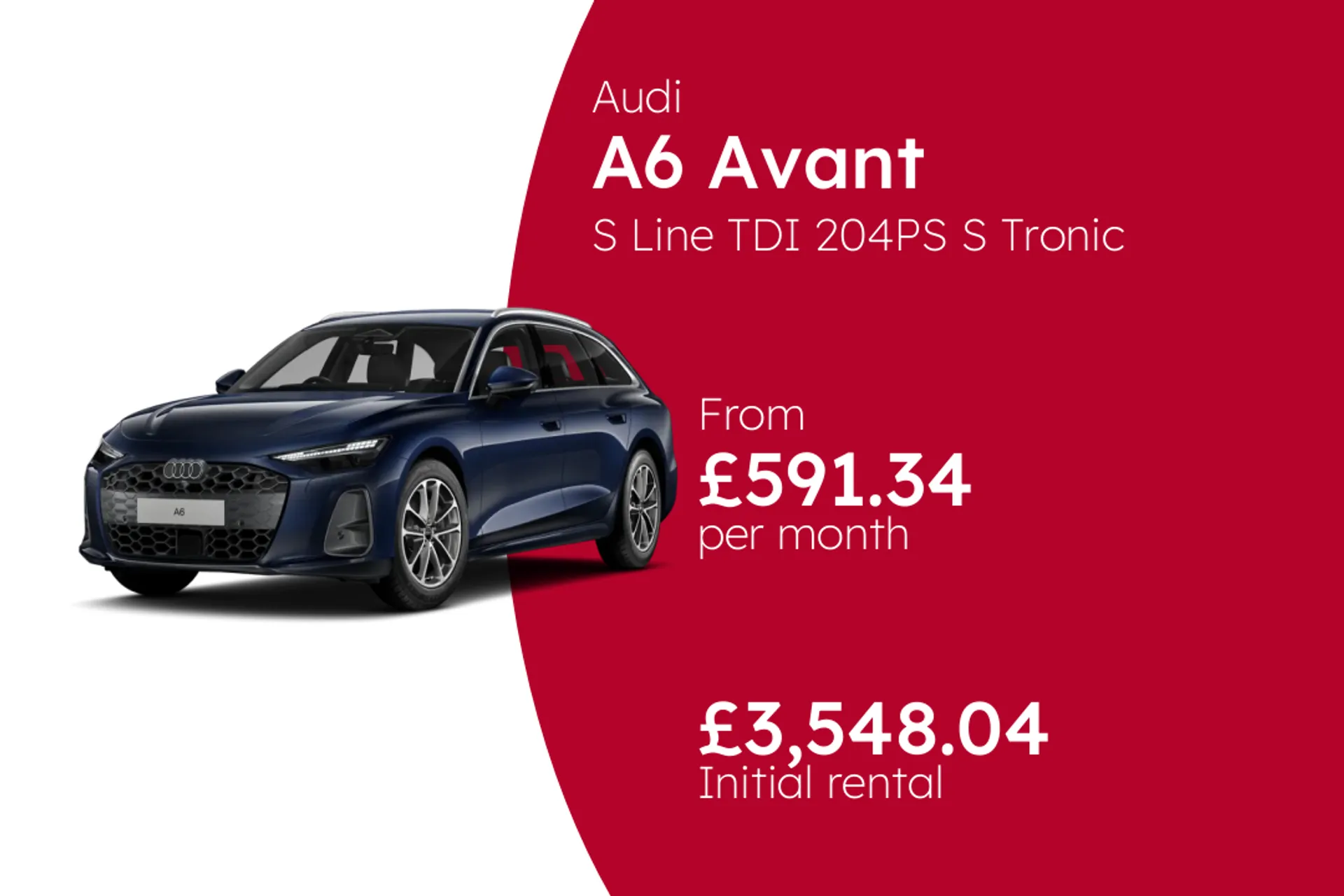 Audi S Line TDI 204PS S Tronic BCH Finance Offer From £591.34 Per Month  