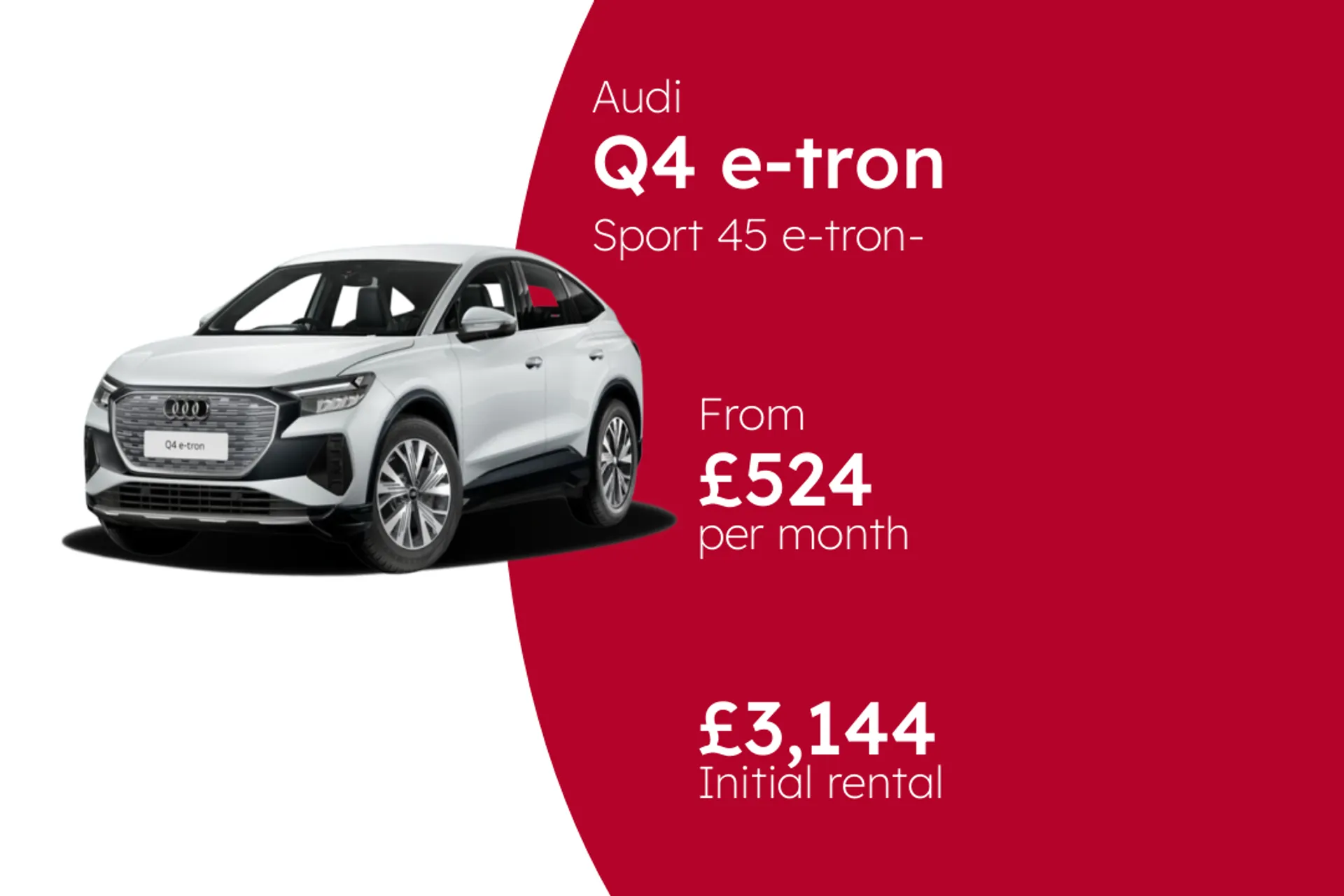 Audi Sport 45 e-tron- Automatic Sportback BCH Finance Offer From £524.00 Per Month  