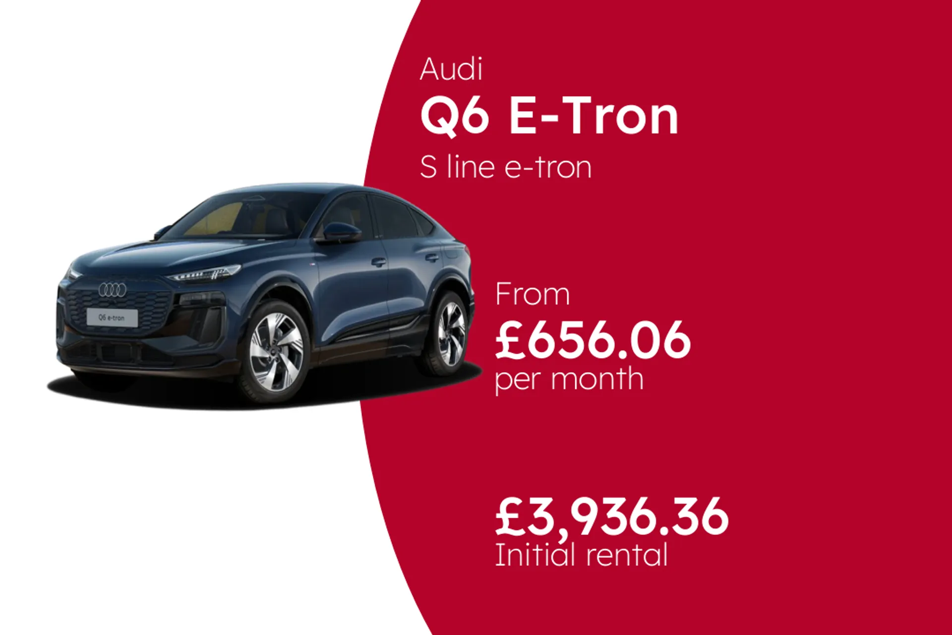 Audi S line e-tron performance Sportback BCH Finance Offer From £656.06 Per Month  