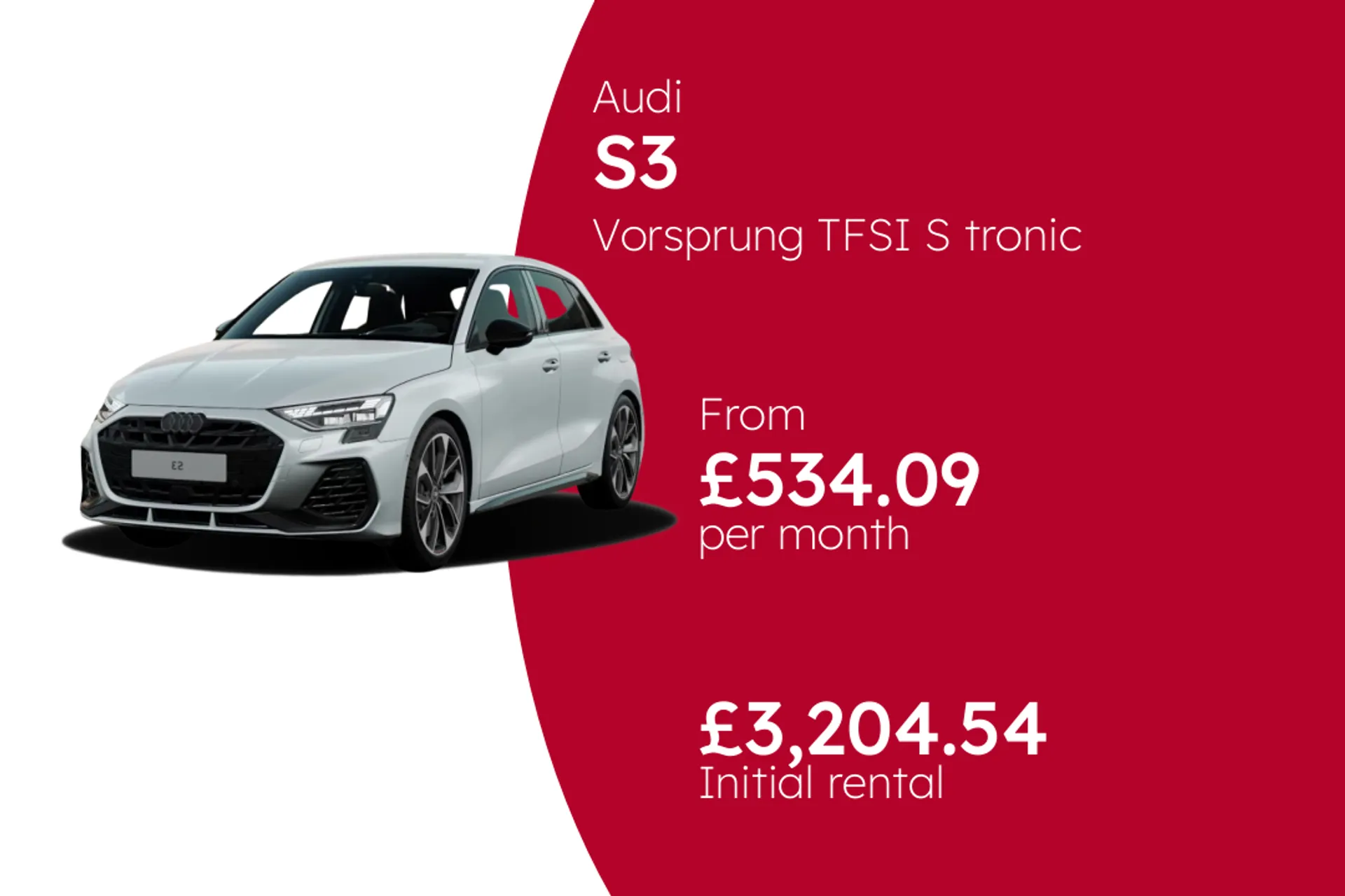 Audi Vorsprung TFSI S tronic BCH Finance Offer From £534.09 Per Month  