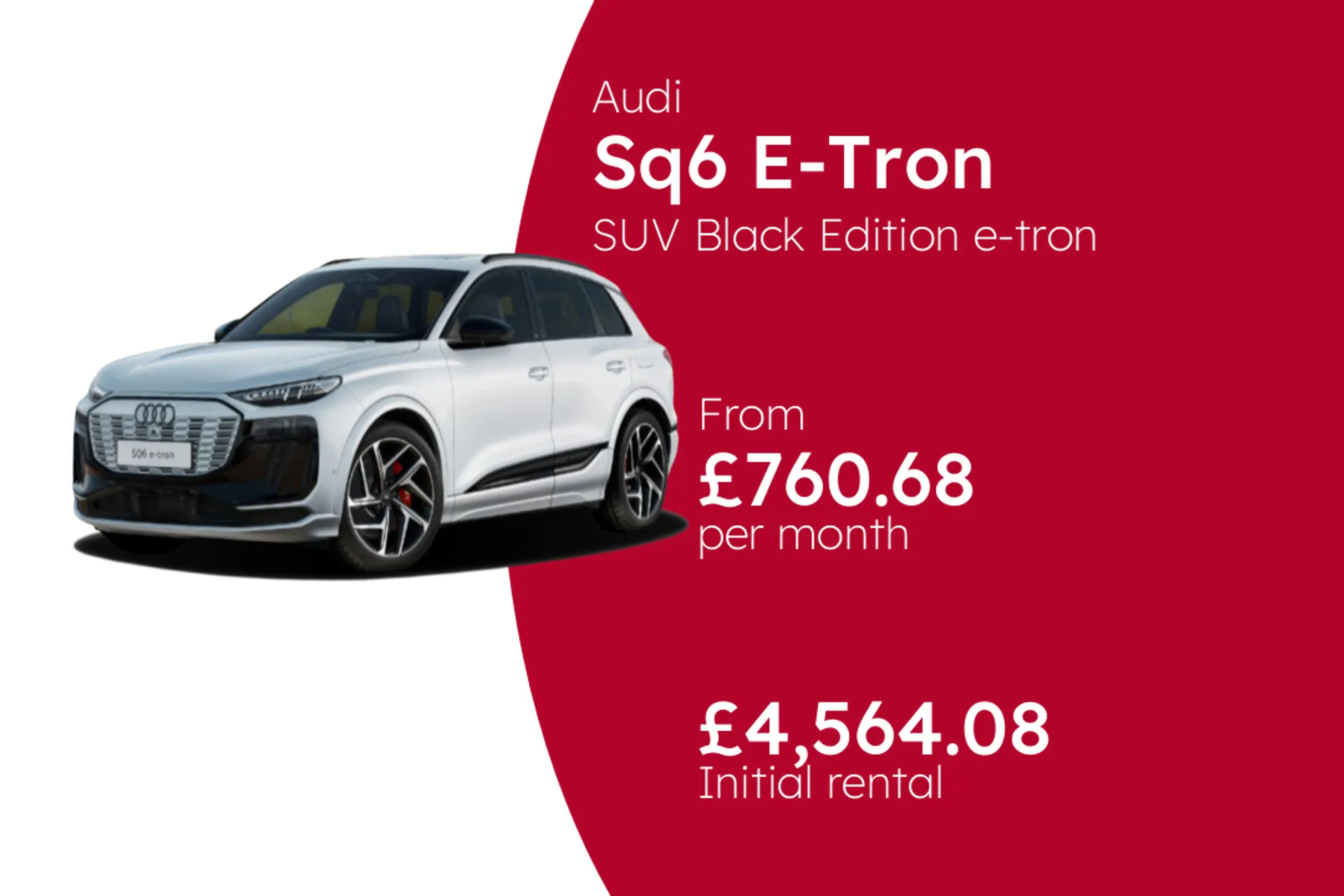 Audi SUV Black Edition e-tron BCH Finance Offer From £760.68 Per Month  