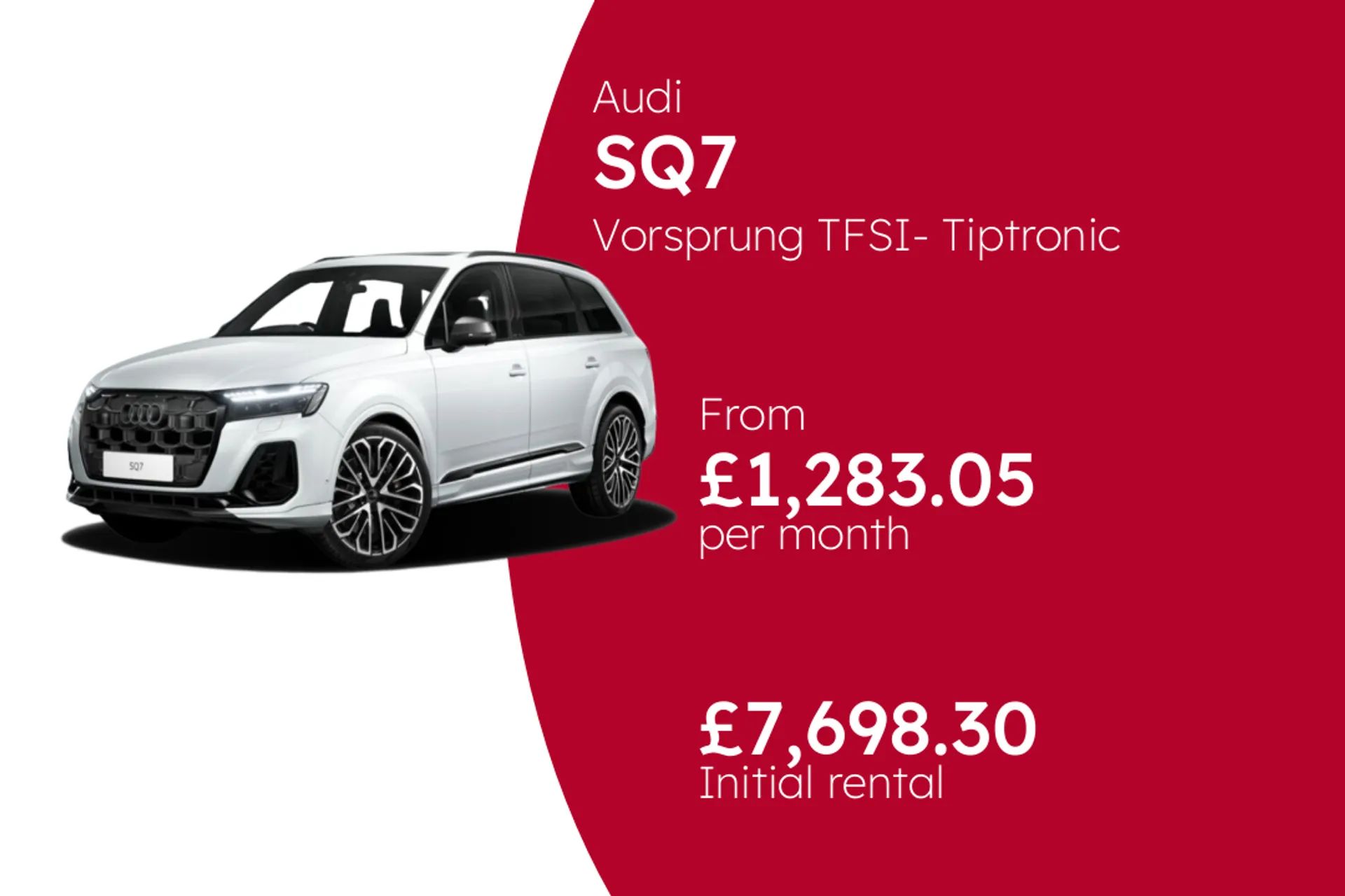 Audi Vorsprung TFSI- Tiptronic BCH Finance Offer From £1283.05 Per Month  