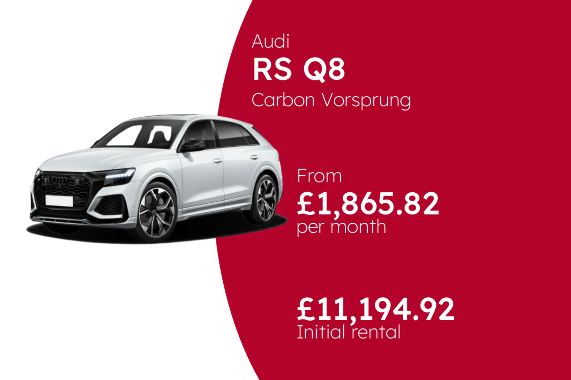 Audi Carbon Vorsprung tiptronic BCH Finance Offer From £1865.82 Per Month  