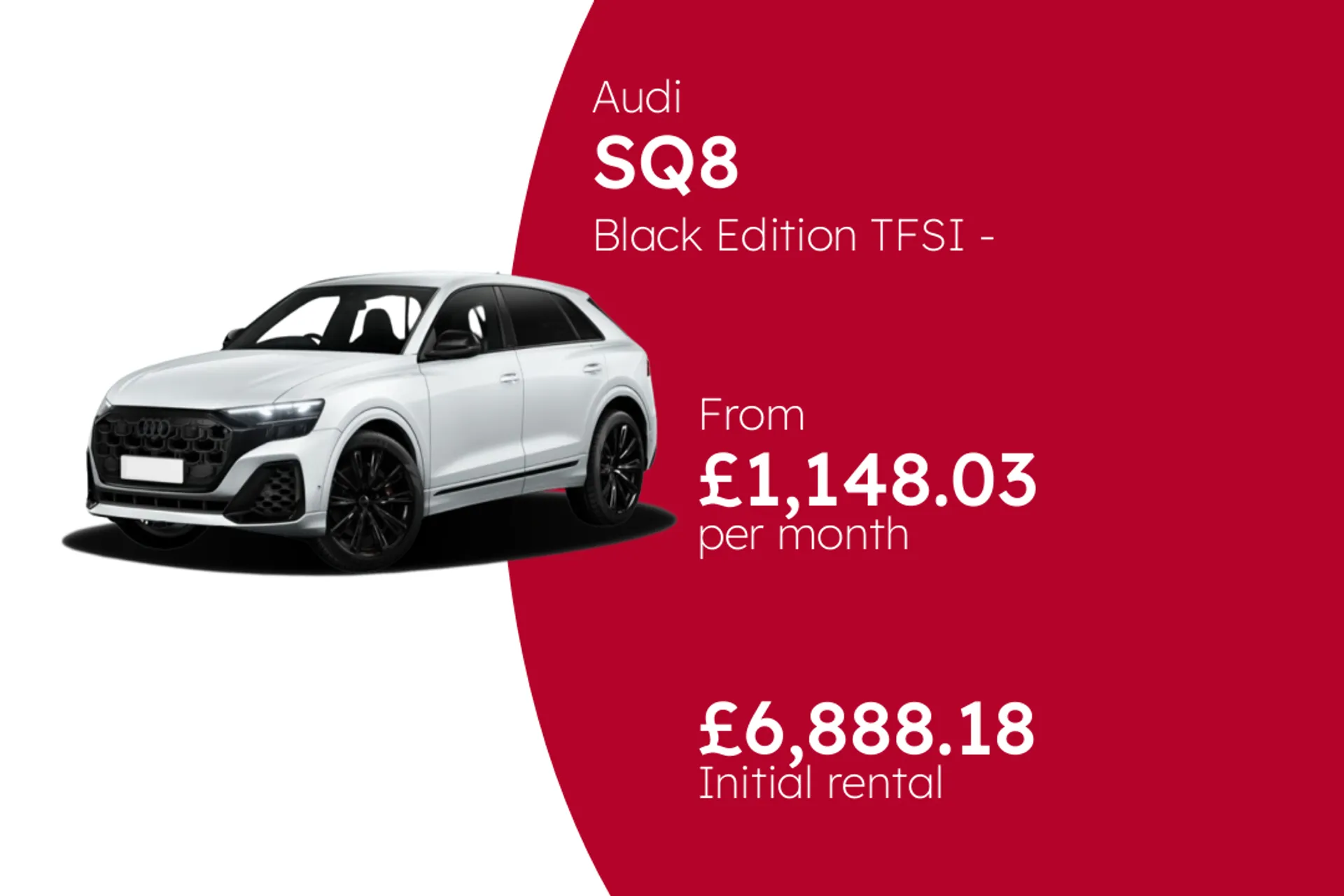 Audi Black Edition TFSI - Tiptronic BCH Finance Offer From £1148.03 Per Month  