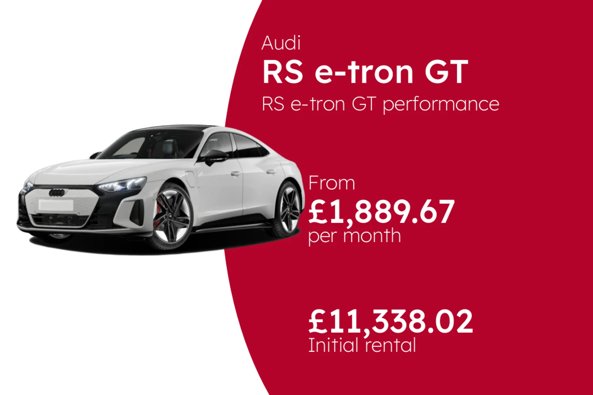 Audi RS e-tron GT performance Carbon Black BCH Finance Offer From £1889.67 Per Month  