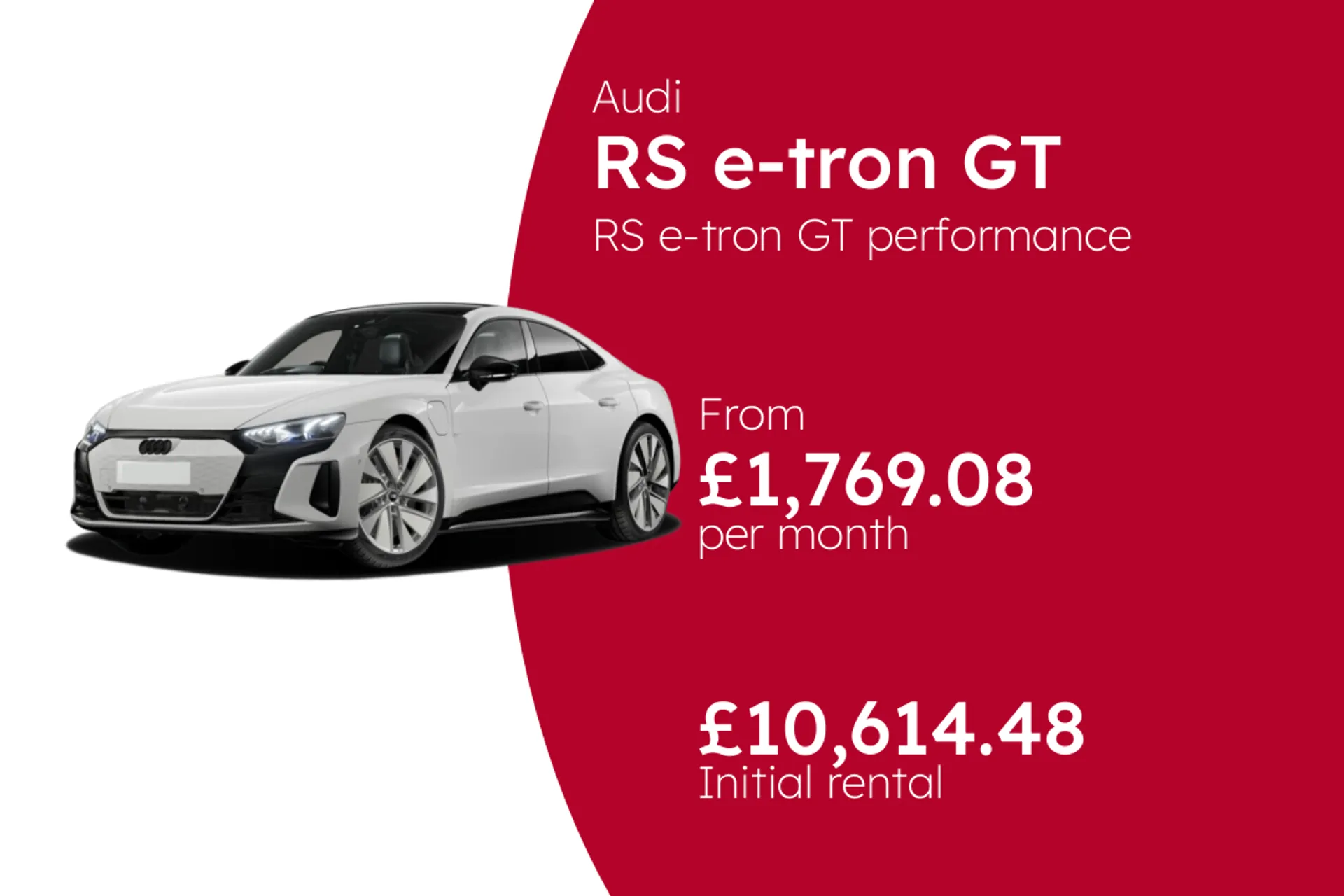 Audi RS e-tron GT performance BCH Finance Offer From £1769.08 Per Month  