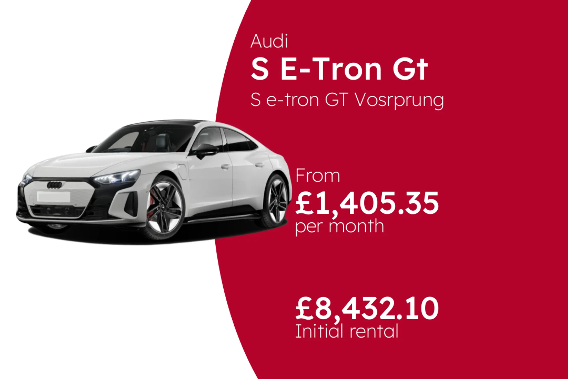 Audi S e-tron GT Vosrprung BCH Finance Offer From £1405.35 Per Month  