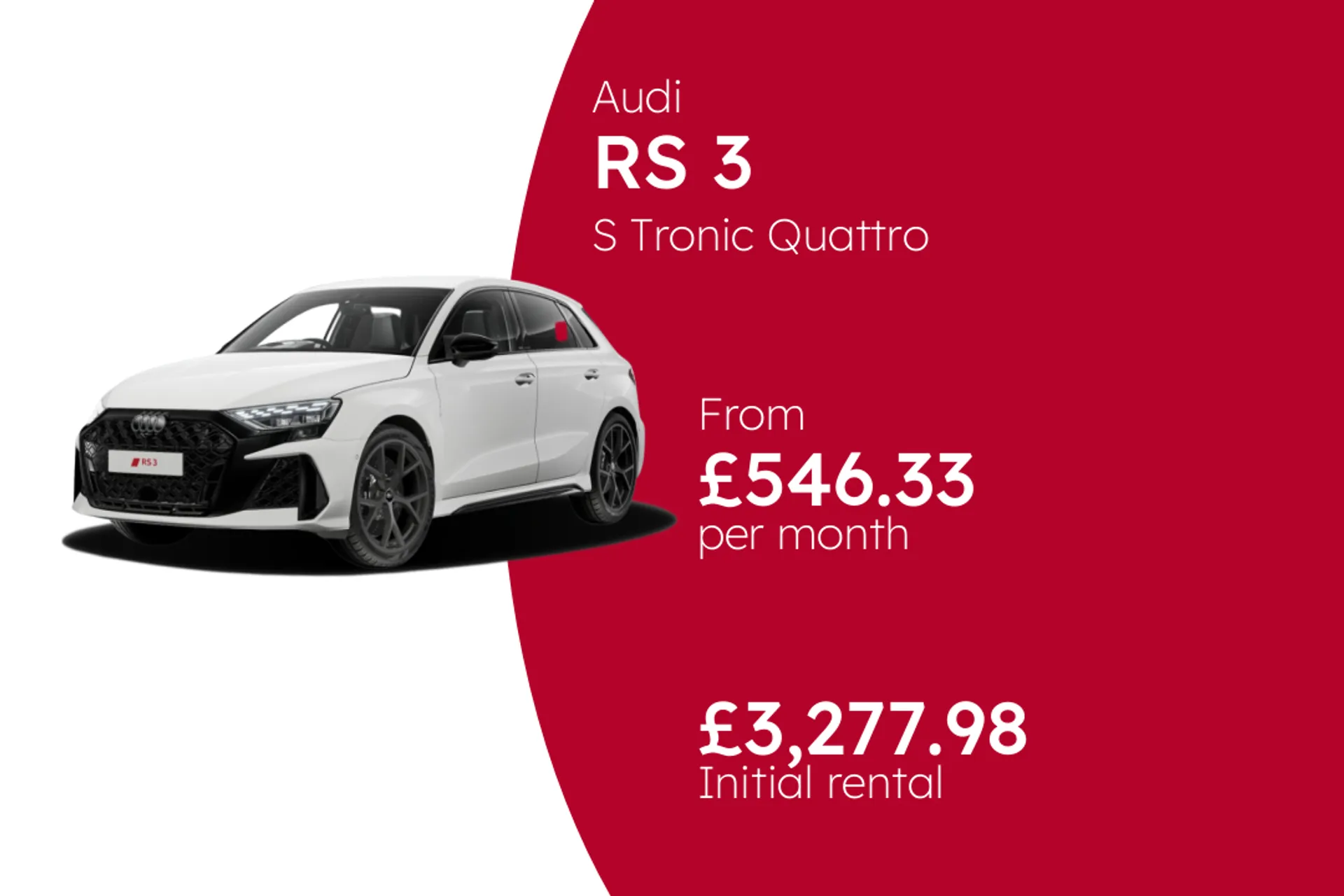 Audi S Tronic Quattro (metallic paint) BCH Finance Offer From £546.33 Per Month  