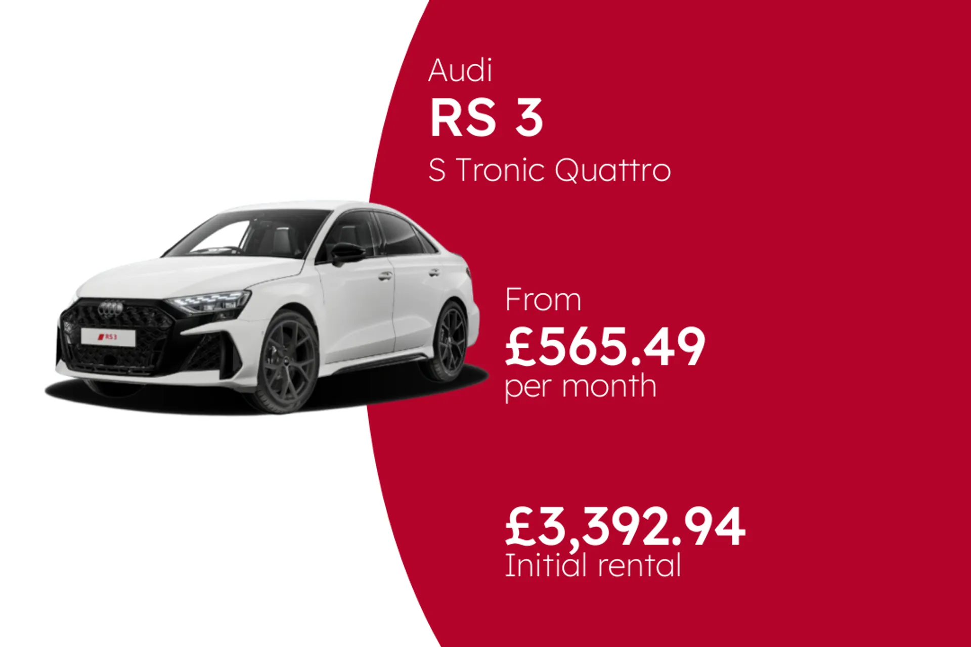 Audi S Tronic Quattro (metallic paint) BCH Finance Offer From £565.49 Per Month  