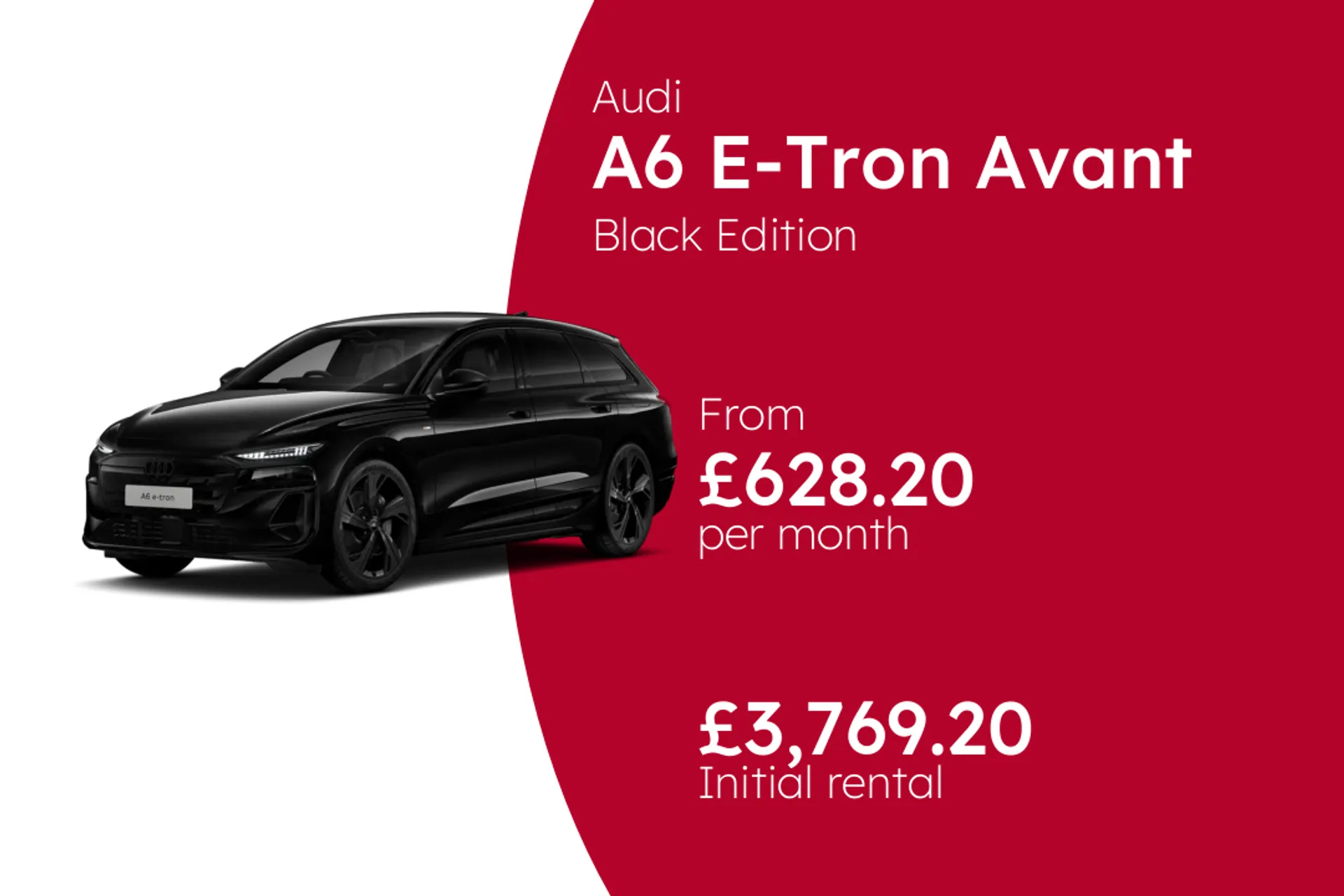 Audi Black Edition BCH Finance Offer From £628.20 Per Month  