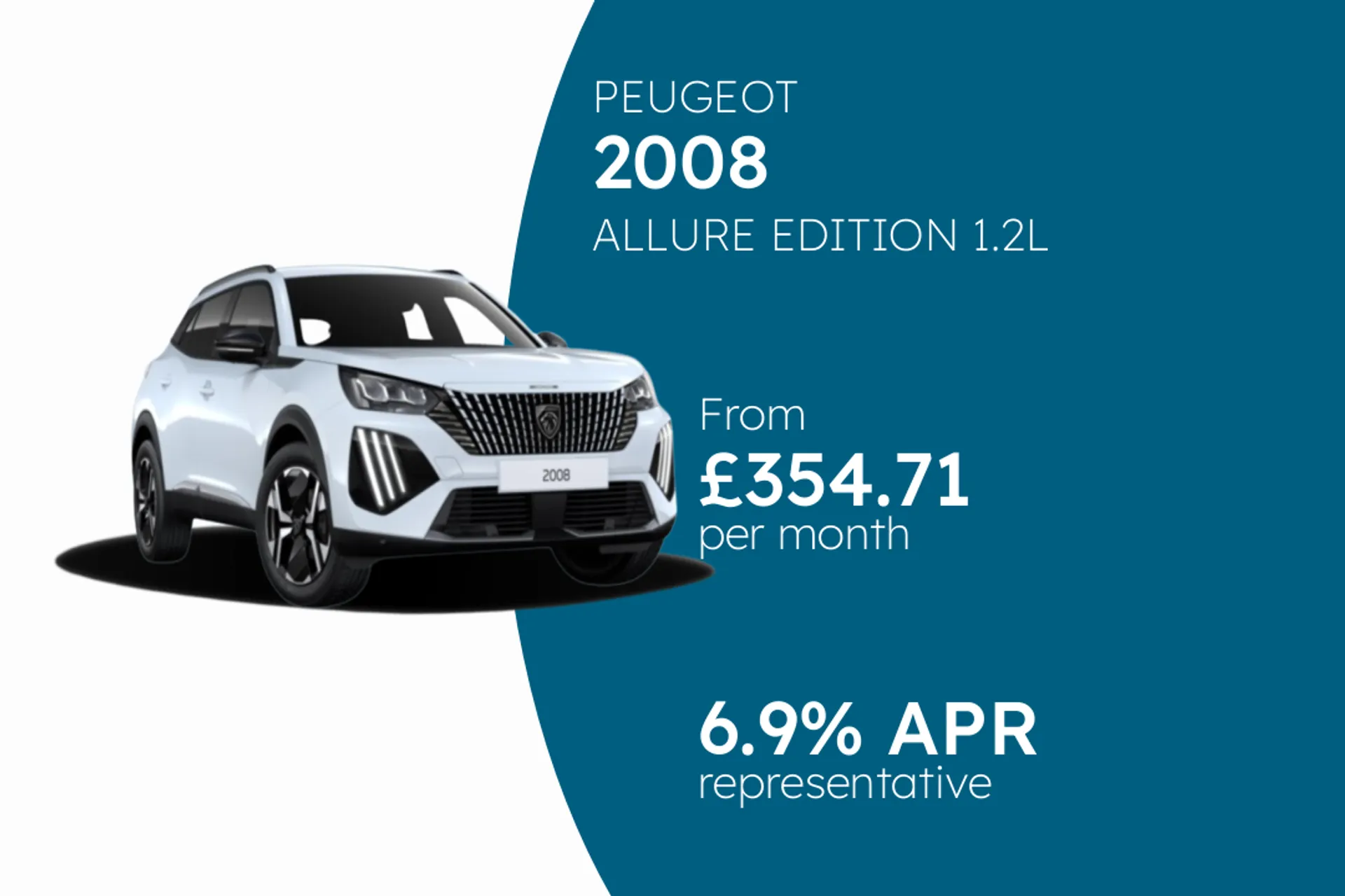 PEUGEOT ALLURE EDITION 1.2L PURETECH 100 S&S  PCP Finance Offer From £354.71 Per Month  