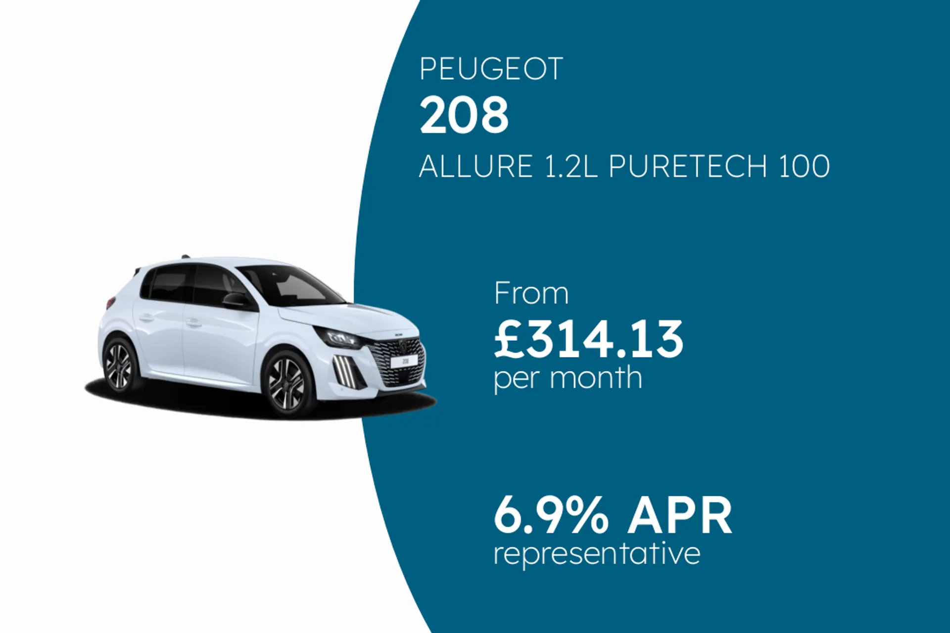 PEUGEOT ALLURE 1.2L PURETECH 100 S&S PCP Finance Offer From £314.13 Per Month  