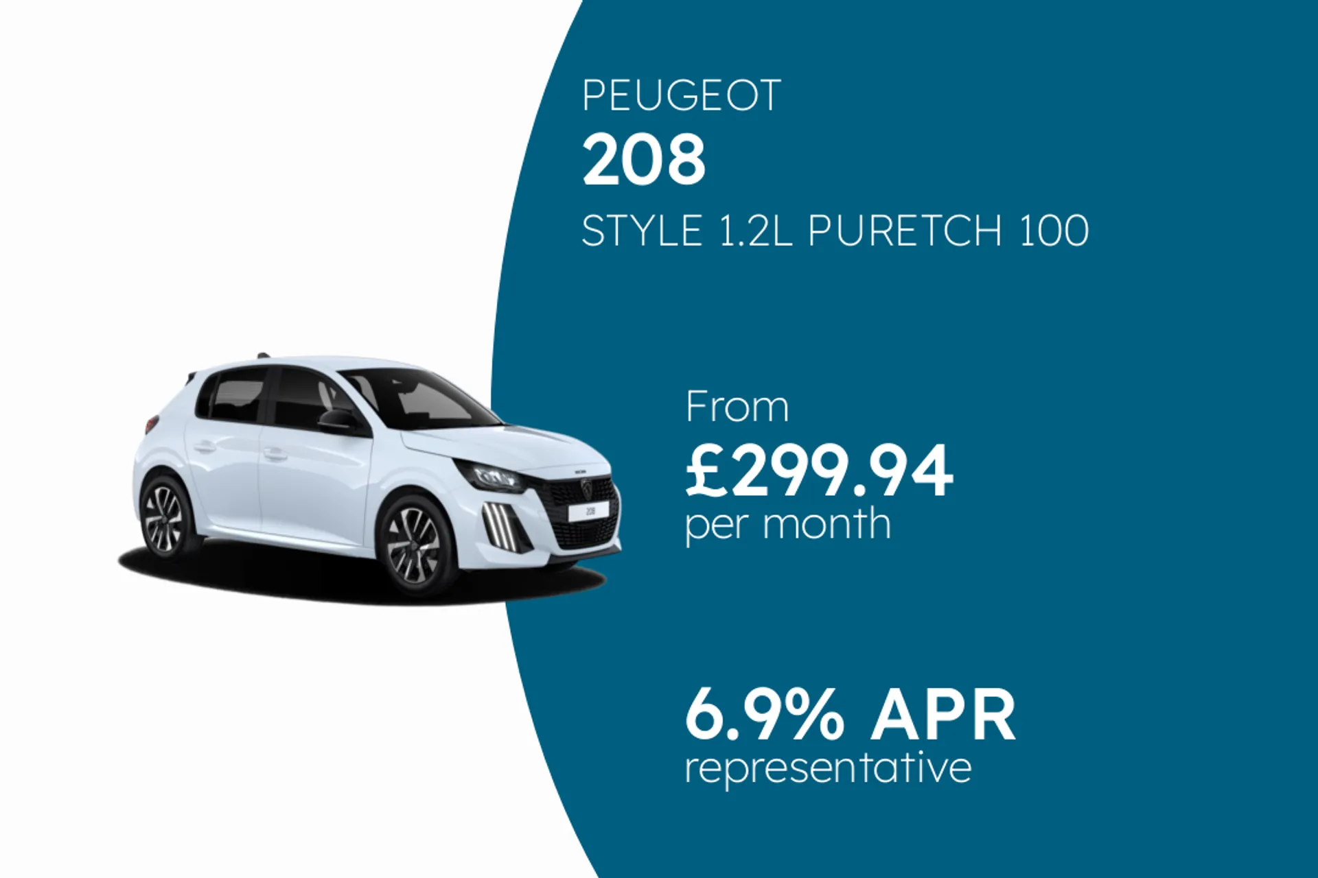 PEUGEOT STYLE 1.2L PURETCH 100 S&S PCP Finance Offer From £299.94 Per Month  
