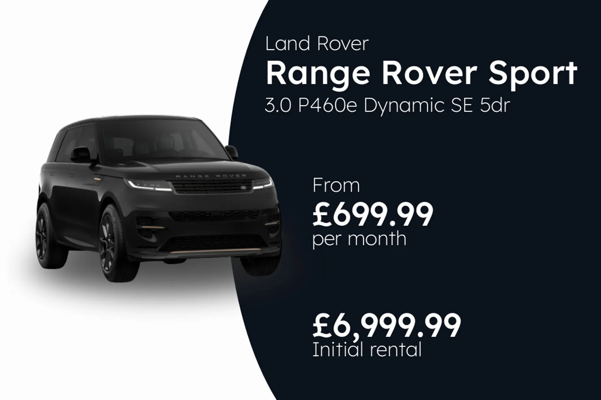 Land Rover 3.0 P460e Dynamic SE 5dr Auto 26 BCH Finance Offer From £699.99 Per Month  