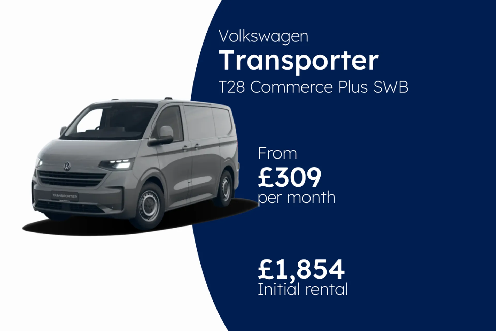Volkswagen T28 Commerce Plus SWB 110 PS 2.0 TDI 6sp Manual BCH Finance Offer From £309.00 Per Month  