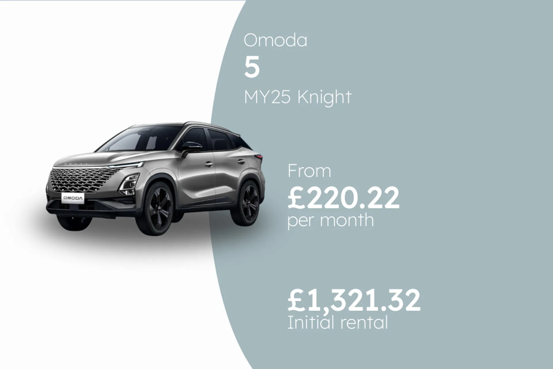 Omoda MY25 Knight BCH Finance Offer From £220.22 Per Month