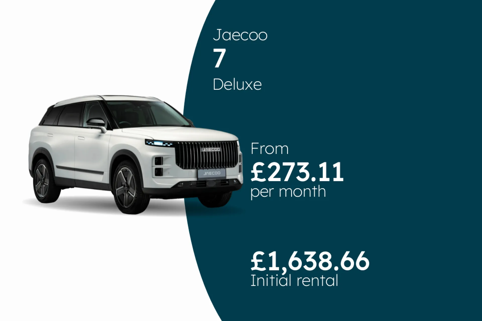 Jaecoo Deluxe BCH Finance Offer From £273.11 Per Month