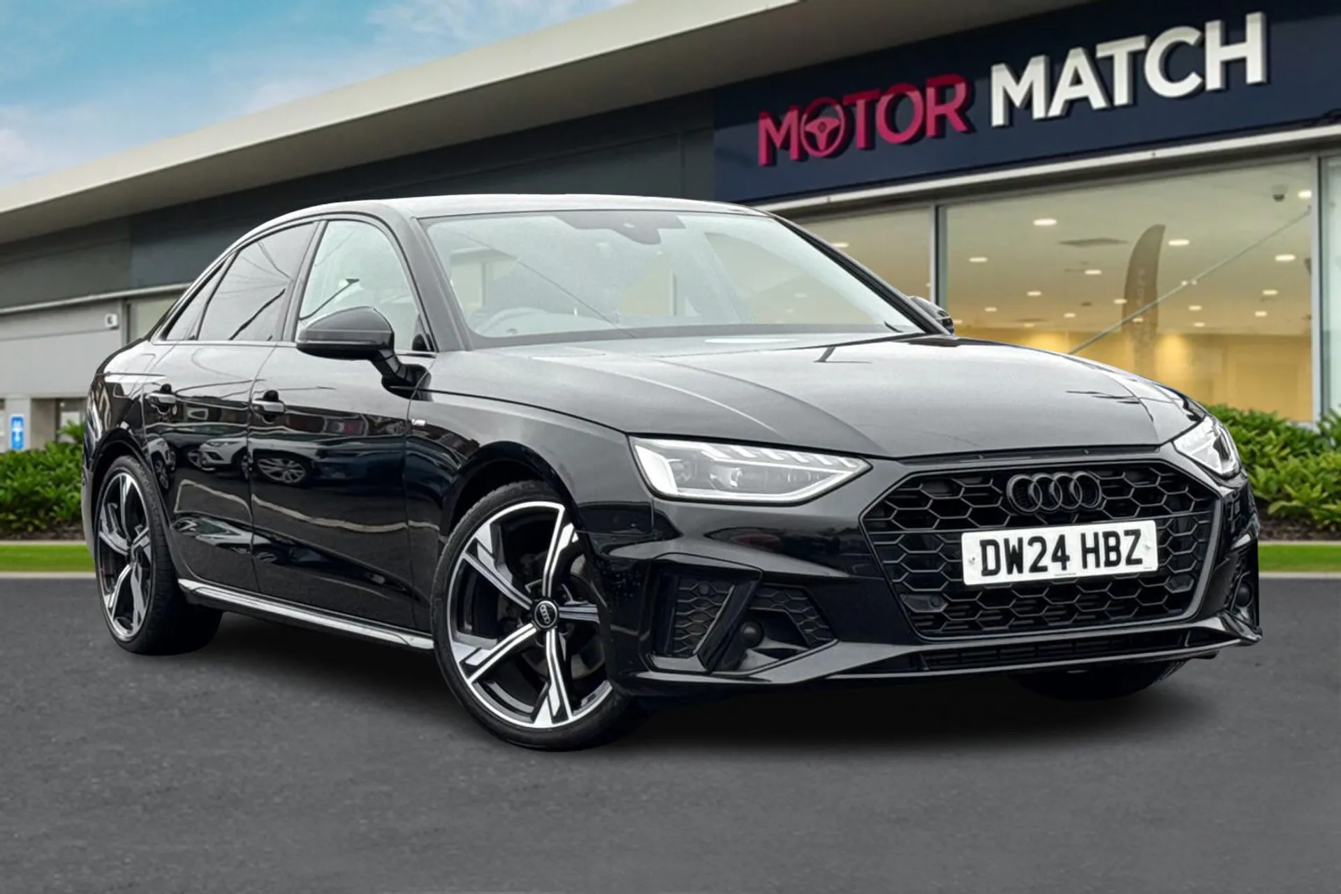 DW24HBZ Audi A4 2.0 TFSI 35 Black Edition S Tronic Euro 6 (s/s) 4dr Image #1