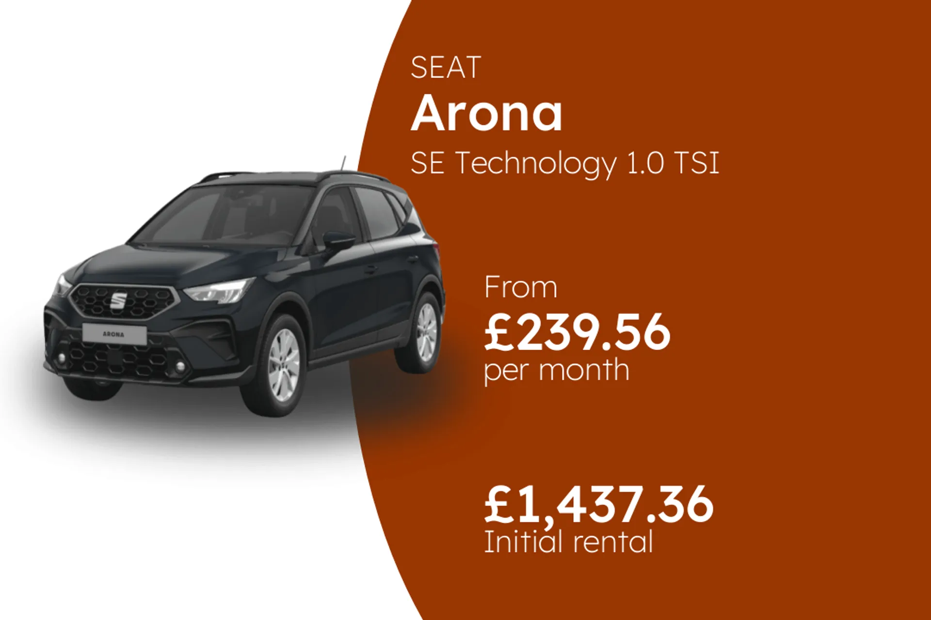 SEAT SE Technology 1.0 TSI 95PS 1 BCH Finance Offer From £239.56 Per Month  