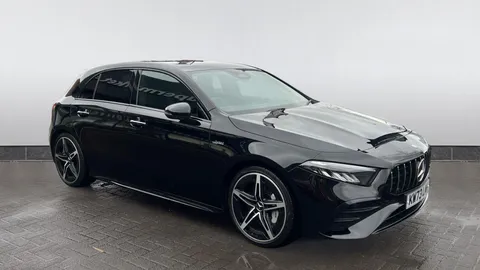 2023 A CLASS A35 4MATIC PREMIUM AUTO PETROL HYBRID AUTOMATIC 10,746 MILES BLACK 28,897 30,197... photo