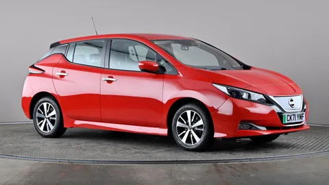 2021 NISSAN LEAF 110KW ACENTA 40KWH AUTO 6.6KW CHARGER ELECTRIC AUTOMATIC 34,623 MILES RED 8,897... photo
