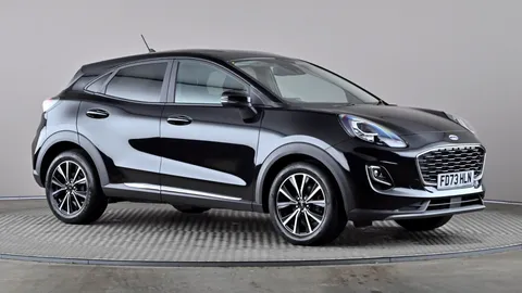 2023 FORD PUMA 1.0 ECOBOOST HYBRID MHEV 155 TITANIUM PETROL HYBRID MANUAL 27,376 MILES BLACK... photo