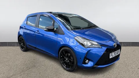 2020 TOYOTA YARIS 1.5 HYBRID GR SPORT CVT PETROL HYBRID AUTOMATIC 49,828 MILES BLUE BLACK... photo