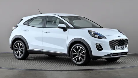 2023 FORD PUMA 1.0 ECOBOOST HYBRID MHEV 155 TITANIUM PETROL HYBRID MANUAL 24,468 MILES WHITE... photo