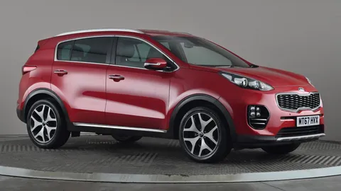 2017 KIA SPORTAGE 1.6T GDI GT LINE PETROL MANUAL 34,574 MILES RED 12,397 12,697 199... photo