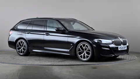2021 BMW 5 SERIES TOURING 520D XDRIVE MHT M SPORT STEP AUTO DIESEL HYBRID AUTOMATIC 64,685... photo