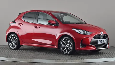 2021 TOYOTA YARIS 1.5 HYBRID EXCEL CVT PETROL HYBRID AUTOMATIC 11,215 MILES RED 16,697 199... photo