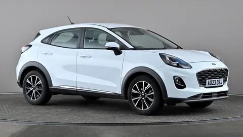 2023 FORD PUMA 1.0 ECOBOOST HYBRID MHEV 155 TITANIUM PETROL HYBRID MANUAL 29,498 MILES WHITE... photo