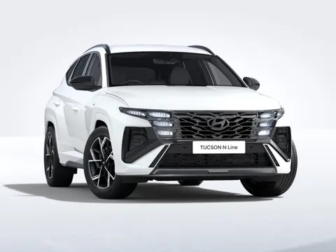None HYUNDAI TUCSON N LINE EDITION HYBRID 239 PETROL FULL HYBRID AUTOMATIC WHITE 426 NBSP... photo