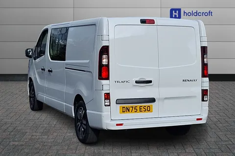 DN75ESO Renault Trafic LL30 Blue dCi 150 Extra Sport [Safety] Crew Van Thumbnail #3