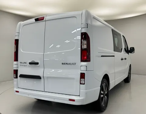 DL75WPP Renault Trafic LL30 Blue dCi 150 Extra Sport [Safety] Crew Van Thumbnail #5