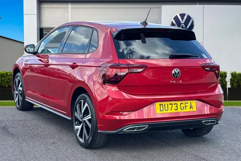 DU73GFA Volkswagen Polo 1.0 TSI R-Line 5dr **17' BERGAMO ALLOYS + REV CAMERA + HEATED SEATS** Thumbnail #3