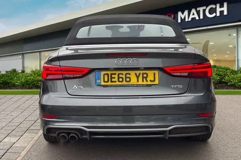 OE66YRJ Audi A3 Cabriolet 1.4 TFSI CoD S line Euro 6 (s/s) 2dr Thumbnail #4