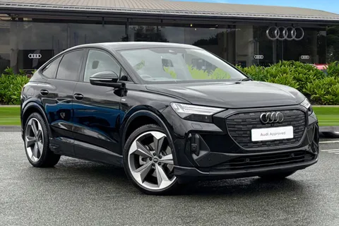 DX25UPS Audi Q4 e-tron 45 Black Edition Sportback Auto quattro 5dr 82kWh Thumbnail #2