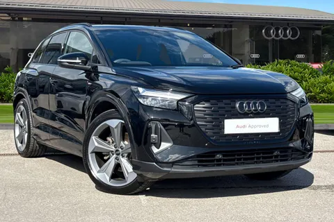 KW74DKY Audi Q4 e-tron 125kW 35 55kWh Black Edition 5dr Auto Thumbnail #1