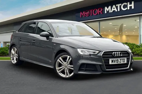 MV19ZTD Audi A3 1.0 TFSI 30 S line Sportback S Tronic Euro 6 (s/s) 5dr Thumbnail #2