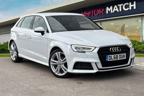 DL68OUH Audi A3 1.5 TFSI CoD 35 S line Sportback Euro 6 (s/s) 5dr Thumbnail #2