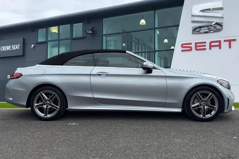 GJ22PTZ Mercedes-Benz C Class 1.5 C200 MHEV AMG Line Edition (Premium) Cabriolet G-Tronic+ Euro 6 (s/s) 2dr Thumbnail #4