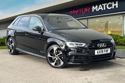 AX19FNF Audi S3 2.0 TFSI Black Edition Sportback S Tronic quattro Euro 6 (s/s) 5dr Thumbnail #2