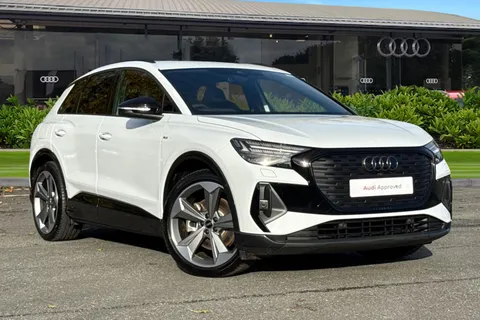 1 of 66 for AUDI Q4 210kW 45 82kWh Black Edition 5dr Auto