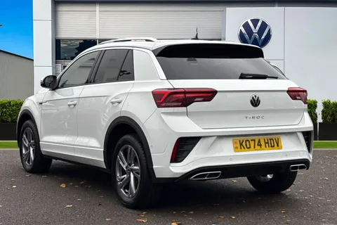 KO74HDV Volkswagen T-Roc 2.0 TDI 150 EVO R-Line 5dr DSG ⭐Winter Pack, Low TAX £195⭐ Thumbnail #3