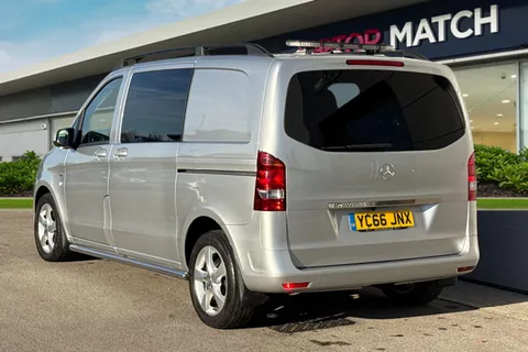 YC66JNX Mercedes-Benz Vito 2.1 116 CDI BlueTEC Sport Crew Van RWD L1 Euro 6 (s/s) 5dr Thumbnail #3