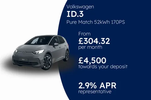 1 of 1 for Volkswagen ID.3 Pure Match 52kWh 170PS 1-speed automatic 5 Door - PCP