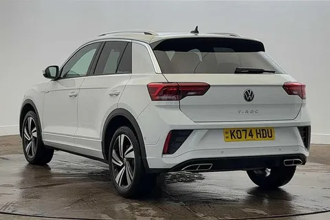 KO74HDU Volkswagen T-Roc 1.5 TSI R-Line 5dr DSG⭐ Sunroof, Rear-view camera, 18' 'Nevada' Black Alloy Thumbnail #3