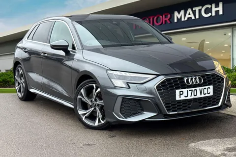 PJ70VCC Audi A3 2.0 TDI 30 S line Sportback Euro 6 (s/s) 5dr Thumbnail #1