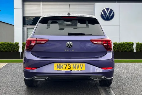 MK73NVV Volkswagen Polo 1.0 TSI R-Line 5dr **HEATED SEATS, REAR CAM, 17' BERGAMOS** Thumbnail #4